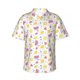 thumbnail image 1 of Fotbe Tropical Fruit Camisa Hawaiana para Hombre Unisex – Camisa Casual de Verano con Botones de Manga Corta de Algodón y Lino,3X-Large, 1 of 7