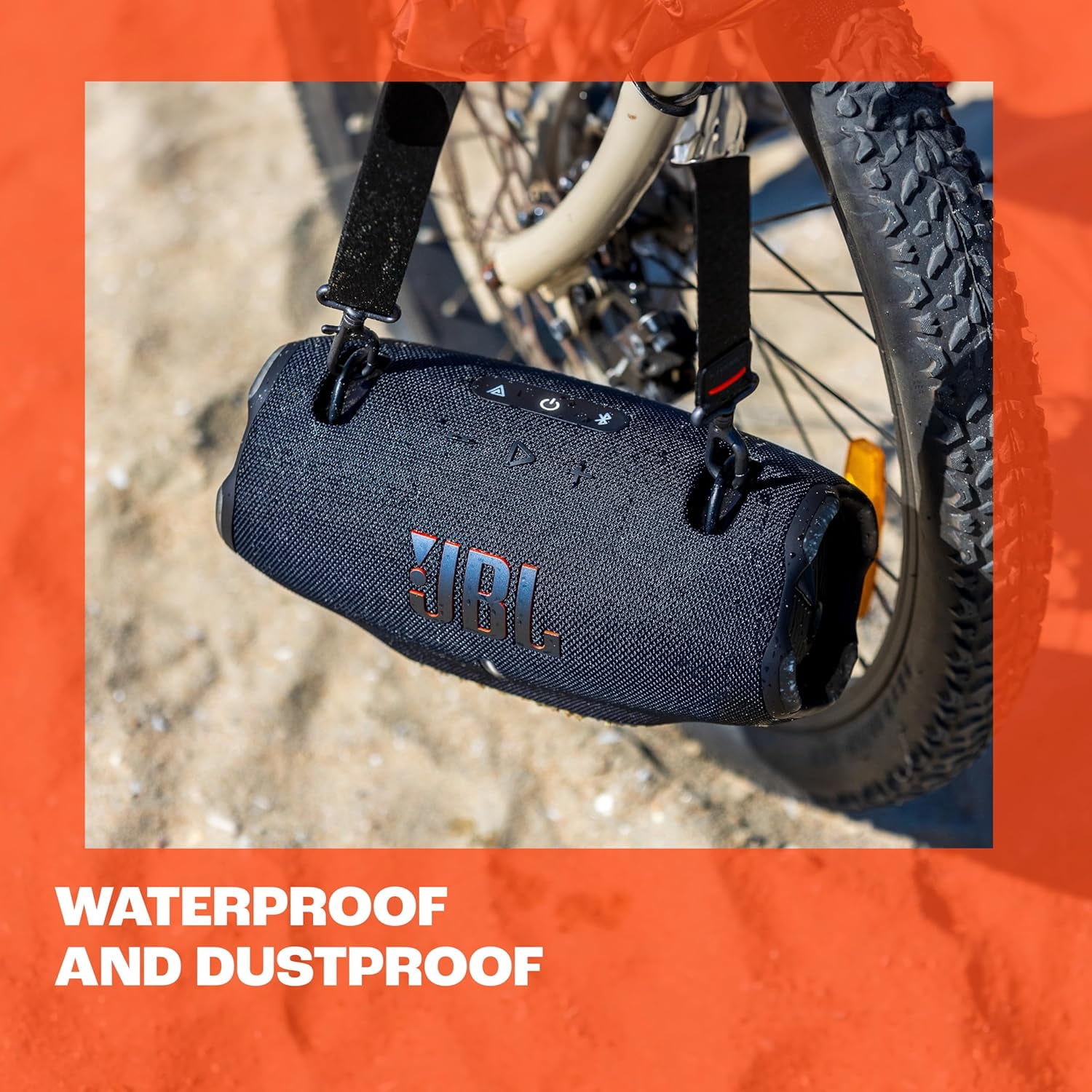Restored JBL Xtreme 4 - Portable Bluetooth Speaker, Powerful Sound and Deep Bass, IP67 Waterproof, 24 Hours of Playtime, Powerbank, Auracast for Multi-Speaker Pairing Black (Refurbished)