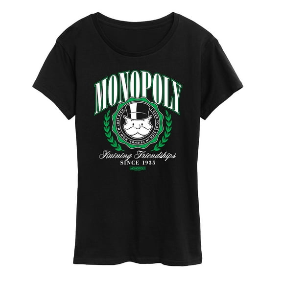 Monopoly - Monopoly Collegiate - Women's Short Sleeve Graphic T-Shirt