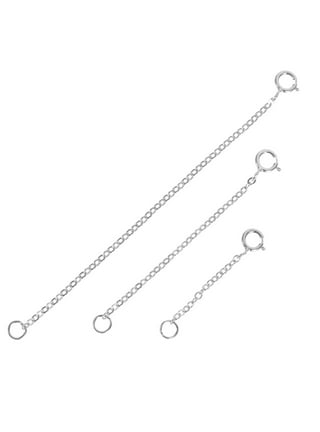 Sterling Silver 2 Necklace Chain Extender, Heart Extension, Split Ring -  FashionJunkie4Life