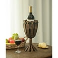 thumbnail image 2 of Wooden Wine Goblet Shaped Vintage Decorative Single Bottle Wine Holder, 2 of 7
