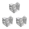 thumbnail image 3 of Transemion 4pcs/set Travel With Ease Using Travel Compression Packing Cubes Easy To Pack And Travel Large gray 3Set, 3 of 6