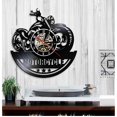 thumbnail image 5 of Vinyl Record Wall Clock Motorcycle Shape Creative Retro Nostalgic Wall Clock, 5 of 5