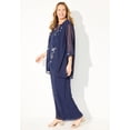 thumbnail image 3 of Catherines Women's Plus Size Lavish Lace 3-Piece Pant Suit, 3 of 6