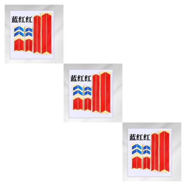 Sonducket 1 Juego de pegatinas reflectantes, piezas de accesorios para cubo de patinete, repuesto de tira de advertencia para monopatín para Type1 NO1