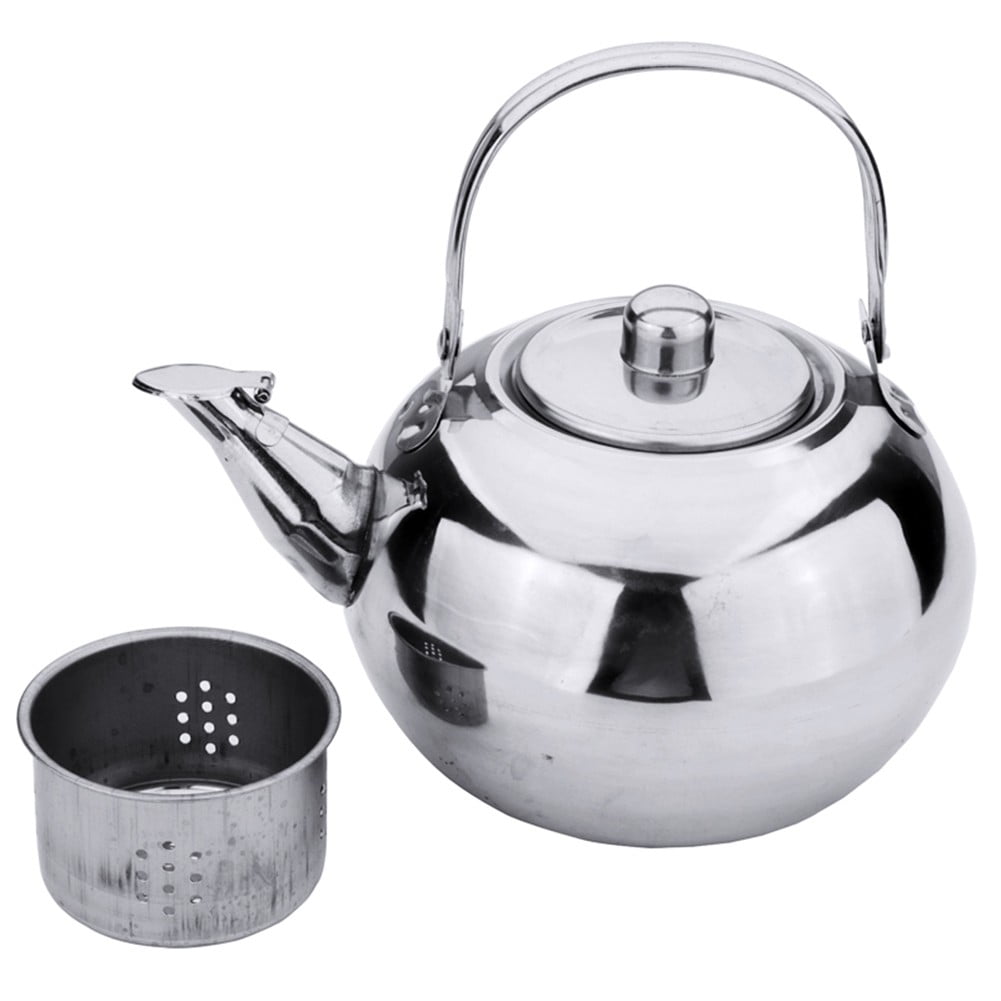 Stainless Steel Teapot Household Tea Infuser With Tea Strainer Kettle –  Kitchen Groups