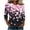 K, variant on Tqyyweavej Womens 3/4 Sleeve Shirts Plus Size Printed Crew Neck Tops Loose Fit Casual V Neck Blouses, Gifts for Women S-5XL