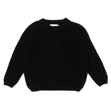 FAIWAD Toddler Baby Girls Boys Knit Sweaters Casual Long Sleeve Crewneck Solid Color Pullover Kids Fall Winter Clothes
