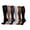 Assorted, variant on Sumona 6 pairs Pack Women Opaque Spandex Queen Size Trouser Knee High Socks