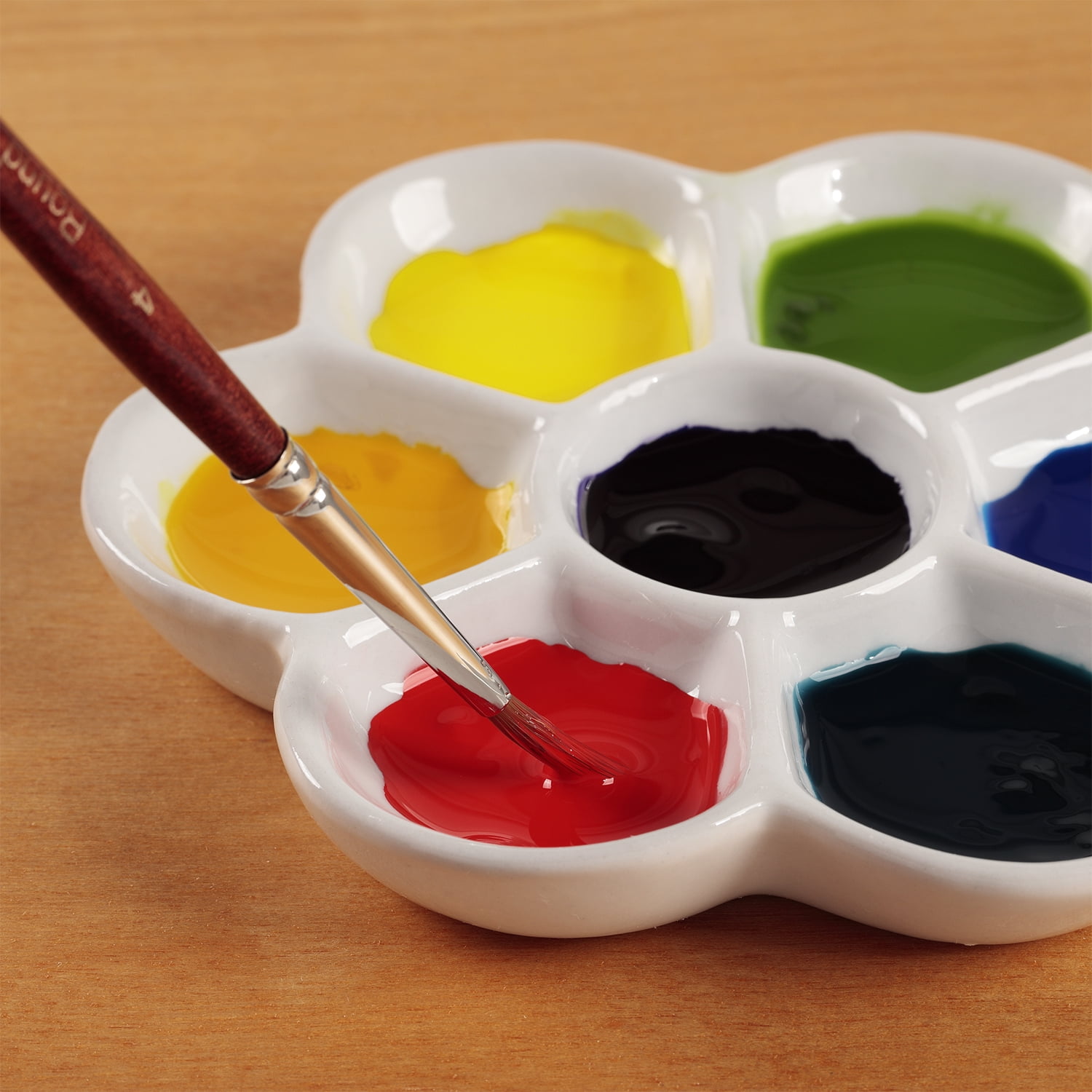 TRDESINGDREAM 4ps-Paint Tray Palettes, Paint Pallet, Holder, Painting  Palette
