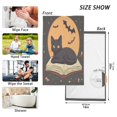 thumbnail image 6 of Yayeee 100% Cotton Hand Towels for Bathroom 16" x 28" Soft Absorbent Kitchen Towel, Orange Halloween Cat, 6 of 7