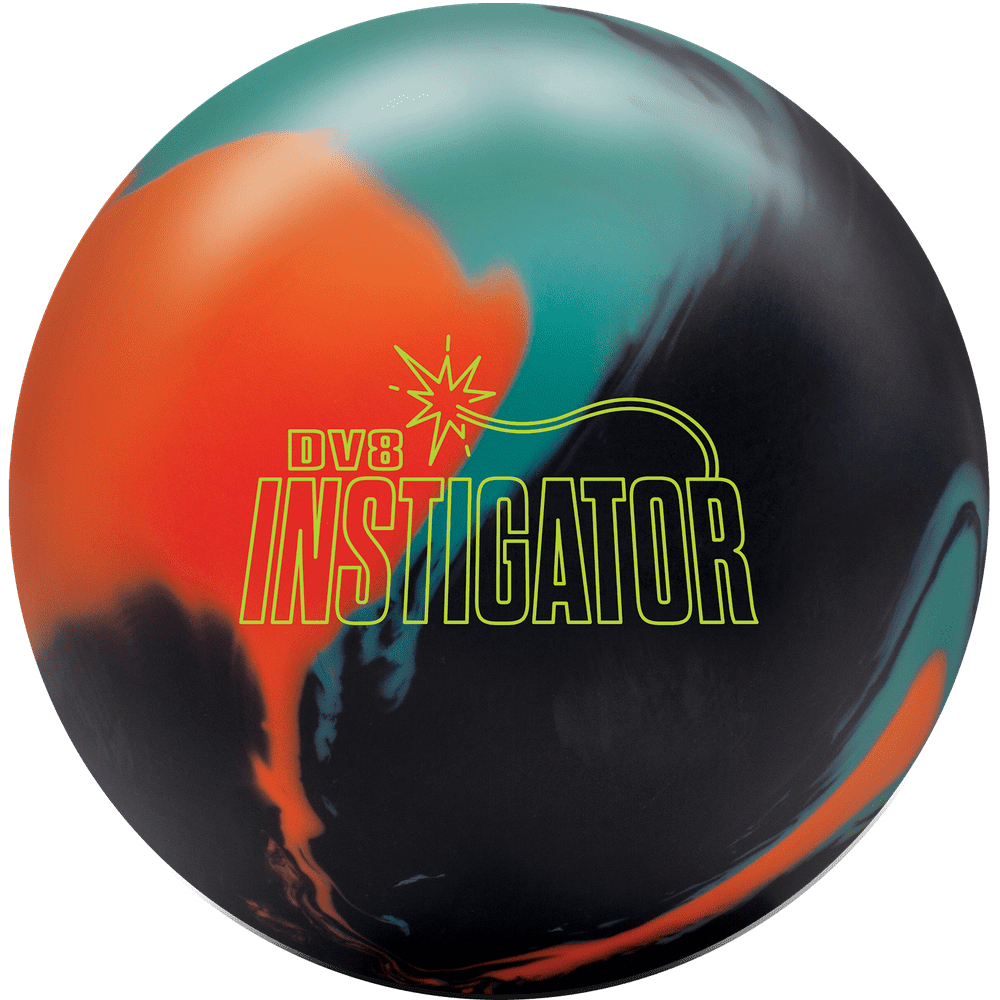 DV8 Instigator Bowling Ball Orange/Teal/Black (15lbs)
