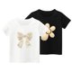 thumbnail image 1 of Odeerbi 2 Paquetes de Camisetas de Algodón de Niñas 2-11 Años Linda Impresión de Flores de Arco Camisetas de Manga Corta Tops de Verano Suaves Y Informales, 1 of 4