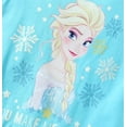 thumbnail image 4 of Disney Frozen Toddler Girls Dresses Elsa Graphic Glow in the Dark Flutter Sleeve Dress Size 3T, 4 of 7
