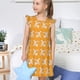 thumbnail image 4 of Balery Flying Ducks Camisón de princesa para niñas, pijama de algodón con mangas abullonadas, suave y bonito.-XX-Large, 4 of 6