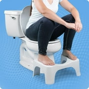 Squatty Potty Simple Non-Slip Bath Stool, White