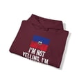 thumbnail image 4 of Haiti Haitian Pride Flag Hoodie, Gifts, Hooded Sweatshirt, 4 of 4