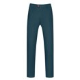 thumbnail image 5 of INSPIRE CHIC Slim Fit Dress Pants for Men's Flat Front Stretch Solid Office Trouser Green 32, 5 of 5