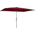 thumbnail image 1 of Outsunny Parasol de Patio Inclinable, Parasol de Jardin de Marché avec Manivelle, Rouge Vin, 1 of 10