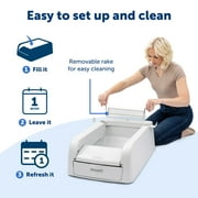 PetSafe ScoopFree Clumping Self-Cleaning Litter Box for Clumping Litter - Superior Odor Control Never Scoop Litter Again For Single and Multi-Cat Households