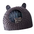thumbnail image 4 of Maison de Chat Semi-Fermée, Lit de Chat Mignon Chat Lit de Chat Intérieur Lit de Chat Semi-Fermé Fiabilité Exceptionnelle, 4 of 12