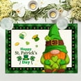 thumbnail image 3 of Outoloxit St. Patrick‘s Day Placemats Set of 6 - Printed Leprechaun Shamrock Design， Waterproof Heat Insulation Table Mats for Kitchen Dining， Easy Clean Holiday Decor, 3 of 6