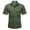 Green, variant on HOLEI Men's Workwear Short Sleeved Shirts Men's Casual Loose Cotton Shirts with Pockets for Clothing Green 2XL