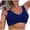Bleu Foncé, variante sur Staron Haut de Maillot de Bain pour Femme, Conservateur, Col en V, Rehausseur, Soutien-Gorge de Bikini Rembourré, Surf, Plage, Vacances, Bleu P