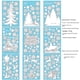 thumbnail image 1 of Pegatinas navideñas para ventanas con copos de nieve, decoraciones navideñas para ventanas, pegatinas adhesivas para ventanas de temporada navideña, 1 of 5
