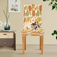 thumbnail image 6 of Autumn Pumpkins Leaves Dining Room Chair Covers Fall Maples Orange Leaf Chair Slipcovers Seat Protector Removable Washable Chair Cover For Home Kitchen Restaurant Hotel 4pcs, 6 of 6