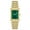 Green - Gold, variant on Ladies Horizon Modern Gold White Dial Link Watch
