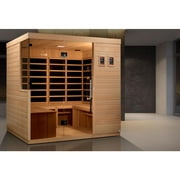 Dynamic Saunas Dynamic La Sagrada 6-person Ultra Low EMF (Under 3MG) FAR Infrared Sauna (Canadian Hemlock)