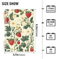 thumbnail image 2 of FORMRS 1-Subject Spiral Notebook 8" x 5" College Ruled 60 Refillable Sheet A5 Hard Cover, 2 Pack, Small Strawberry Pattern, 2 of 7