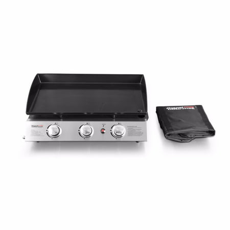 Royal Gourmet PD1300 BBQ Propane Gas Grill Griddle 3-Burner Tabletop Barbecue