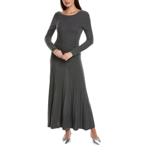 ba&sh womens Jazia Wool-Blend Maxi Dress, 0/XS