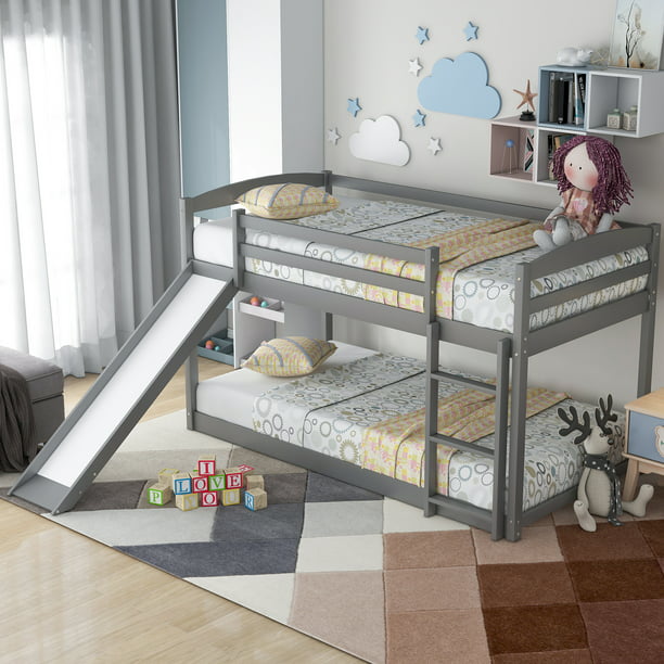 Bunk Beds For Kids Twin Over, Floor Bunk Beds Twin Over Full