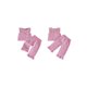 thumbnail image 2 of Conjunto de 2 piezas para niñas pequeñas: top sin mangas con cuello de muñeca y estampado a cuadros, y pantalón con cintura elástica., 2 of 9