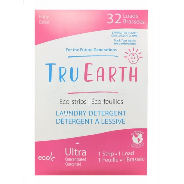 Tru Earth Laundry Detergent 32 Loads Baby Walmart Com