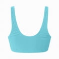 thumbnail image 7 of HCNTES Women's Bikini Tops Only Push Up Swimsuit Top Padded Triangle Bra Bathing Suit Tops Adjustable Straps Swimwear BU3,XXL, 7 of 7