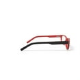 thumbnail image 5 of Walmart Youth FM17110 Rectangular Prescription Eyeglasses with Case, Black/Red, 5 of 6