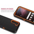 thumbnail image 4 of For Samsung Galaxy S23 2023 61" Case, Heavy Duty Rugged Defender Case with [Belt Clip Holster] [Built in Screen Protecotr], Shockproof Full Body Protection Kickstand Cover, Orange, 4 of 8