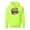 Safety Green, variant on Softball Mom Animal Print Girl Sports Unisex Graphic Hoodie Sweatshirt, Heather Grey, Small