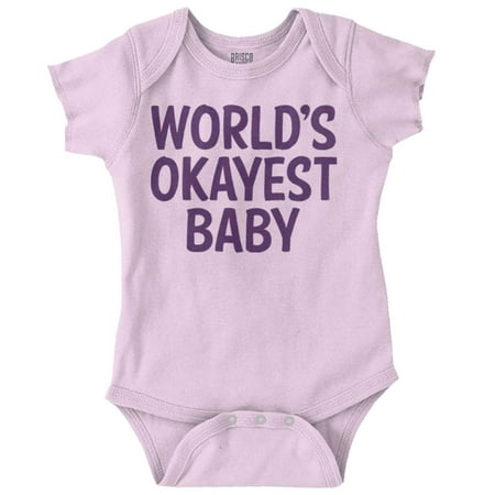 

Brisco Brands World s Okayest Baby Unisex Baby Bodysuits