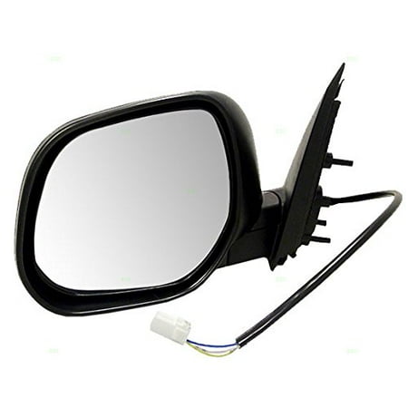 Aftermarket Side View Mirrors - Drivers Power Side View Mirror Ready-to-Paint Replacement for Mitsubishi SUV 7632A063, Brand new aftermarket replacement By AUTOANDART