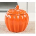 thumbnail image 1 of Pumpkin Shaped Ceramic Jar: Airtight Lid Decorative Porcelain Canister for Loose Leaf Tea Cookies - Festival Party Fall Table Decor, 1 of 3