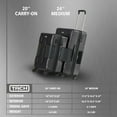 TACH V3 Connectable 2 Piece Hard Shell Spinner Suitcase Luggage Set