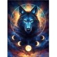 thumbnail image 1 of Kit de pintura de diamantes 5d para Navidad, 30 x 40 cm, animales, luna, pintura de diamantes de imitación de gran tamaño, arte de diamantes para el hogar, los niños, la decoración, Halloween, Liv, 1 of 5