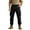 Black, variant on Casual Cargo Pants, Solid Color with 8 Pockets for Men's Outdoor Hiking and Work, Lightweight Tactical BDU Trousers for Daily Wear (No Belt)