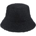 thumbnail image 6 of CoCopeaunts Bucket Hats Fashion Europe America Versatile Thickened Plush Solid Stripe Warm Fisherman's Hat for Men and Women, 6 of 8