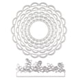 thumbnail image 2 of Metal Die Cutting, Carbon Steel Small Portable Convenient Practical Widely Applicable Die Cut Frames  For Carving, 2 of 8